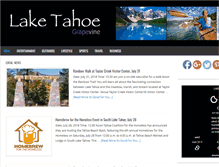 Tablet Screenshot of laketahoegrapevine.com